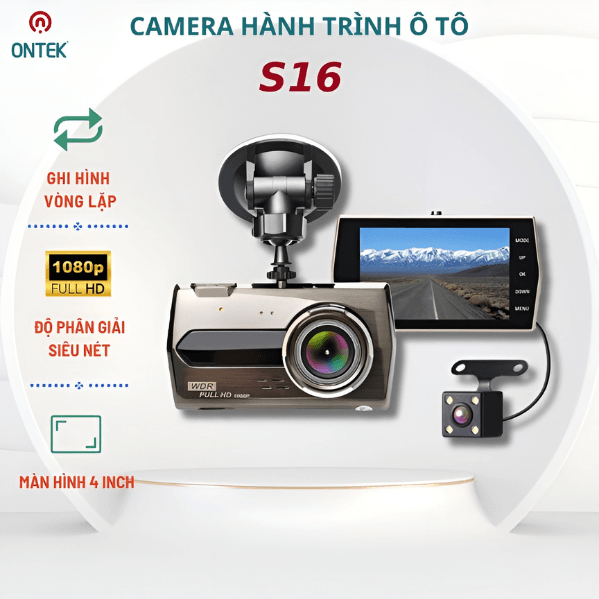 Camera Hanh Trinh ONTEKCO S16 Camera Hành Trình ONTEKCO S16