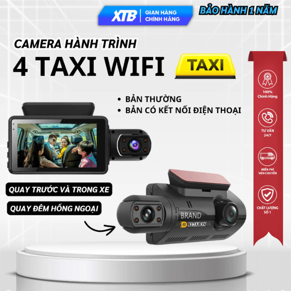 Camera hanh trinh o to 4taxi XETABON Camera hành trình ô tô 4taxi XETABON