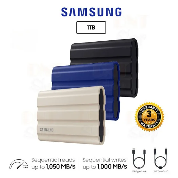 O cung di dong SSD Portable Samsung T7 Ổ cứng di động SSD Portable Samsung T7