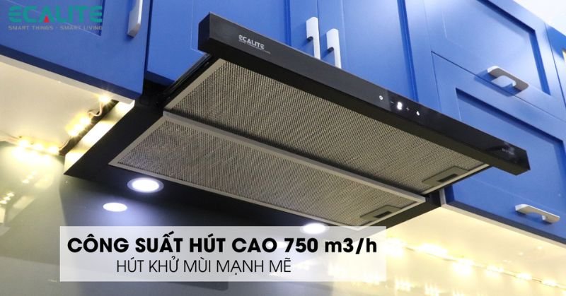 Máy Hút Mùi Âm Tủ Ecalite EH-AT700T