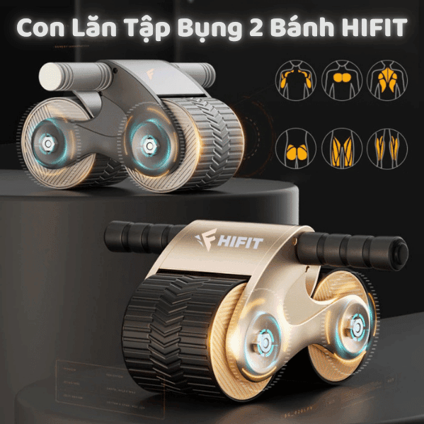 Con Lăn Tập Bụng 2 Bánh HIFIT