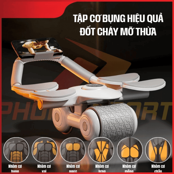 Con lăn tập cơ bụng tại nhà
