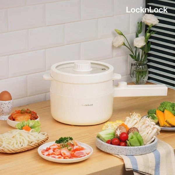 Nồi hấp Điện Lock&Lock Electric Multi Pot EJP436IVY