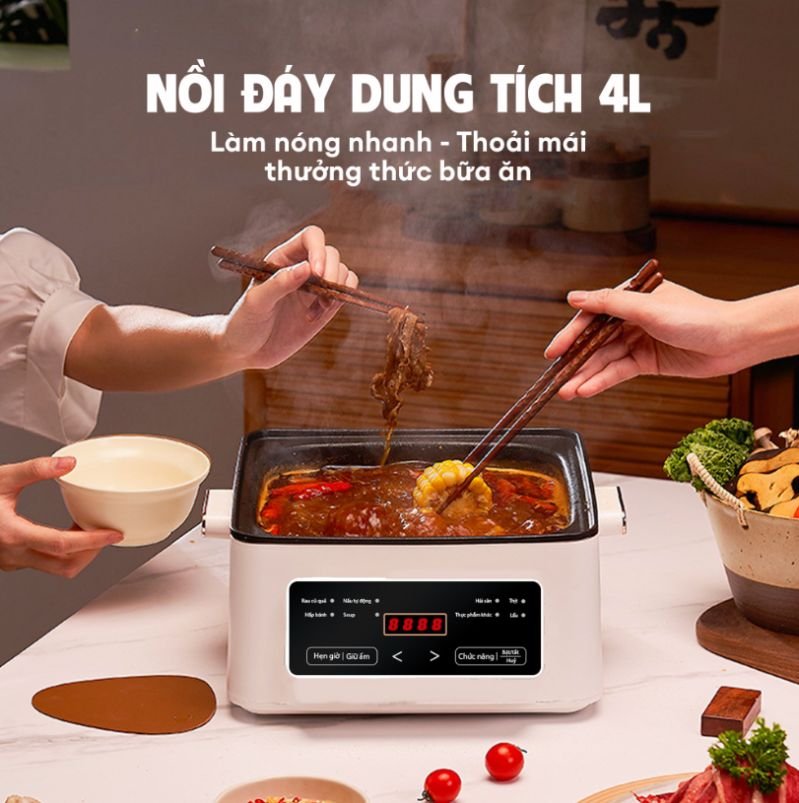 thông số kĩ thuật nồi lẩu hơi điện đa năng Gilux 24L