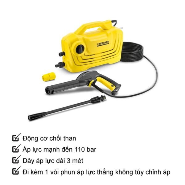 May Rua Xe KARCHER K2 Máy Rửa Xe KARCHER K2 Classic