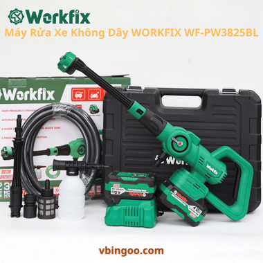 Máy Rửa Xe Không Dây WORKFIX WF-PW3825BL