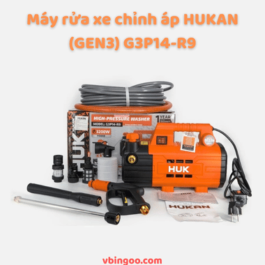 Máy rửa xe chỉnh áp HUKAN (GEN3) G3P14-R9
