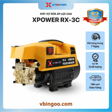 Máy xịt rửa xe Xpower RX-3C 3800W