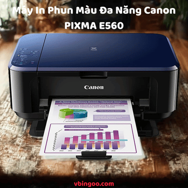 Máy In Phun Màu Đa Năng Canon PIXMA E560