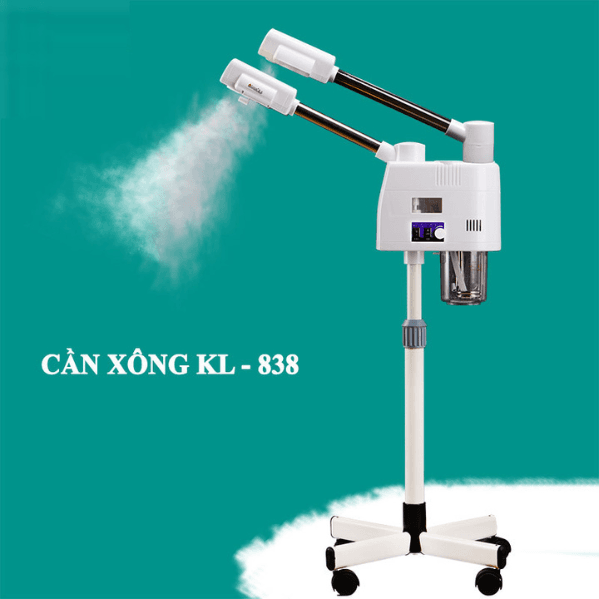 May Xong Hoi Mat 2 Can Nong Lanh KL838 Máy Xông Hơi Mặt 2 Cần Nóng Lạnh KL838