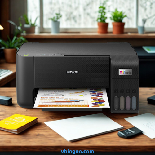 May in phun mau Epson EcoTank L3210 Máy in phun màu Epson EcoTank L3210