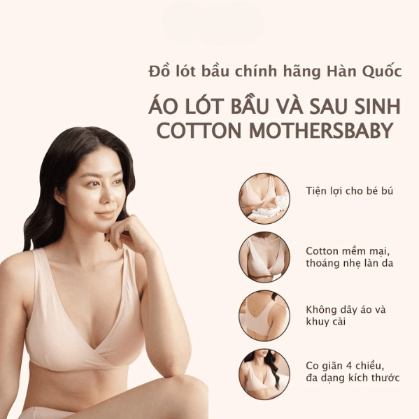 Ao Lot Bau Mothersbaby Han Quoc Áo Lót Bầu chống chảy xệ Mothersbaby Hàn Quốc