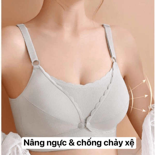 Ao lot bau Cotton Tam Lanh HEROMOM Áo lót bầu Cotton Tăm Lạnh HEROMOM