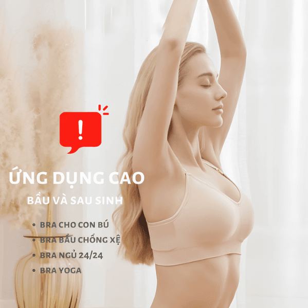 Ao nguc bau spandex plus Snugg SNU1955 1 Áo ngực bầu và sau sinh spandex plus Snugg SNU1955