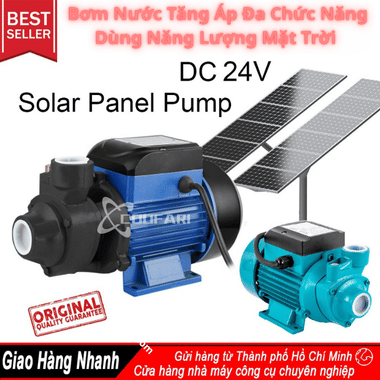 Bơm Nước Tăng Áp Đa Chức Năng Dùng Năng Lượng Mặt Trời