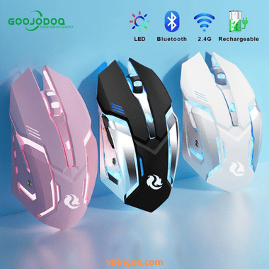 Chuột Chơi Game GOOJODOQ Không Dây 2400DPI