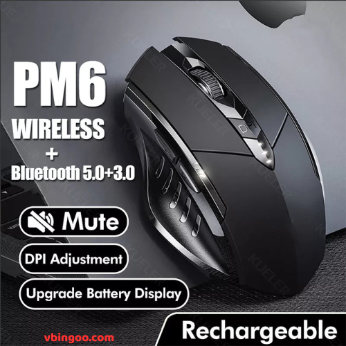 Chuot Khong Day Sac 2.4G F1S Chuột Không Dây Sạc 2.4G F1S