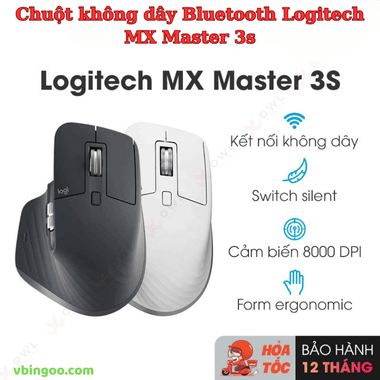 Chuột không dây Bluetooth Logitech MX Master 3s