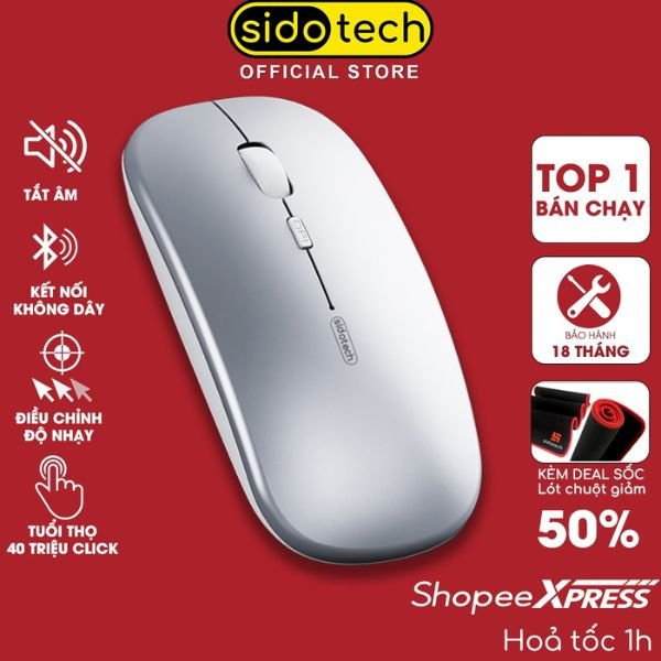 Chuột không dây Bluetooth SIDOTECH M1P