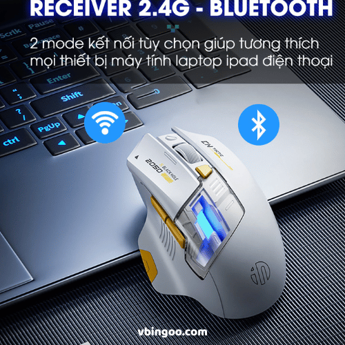 Chuot khong day gaming SIDOTECH A9PRO Chuột không dây gaming SIDOTECH A9PRO