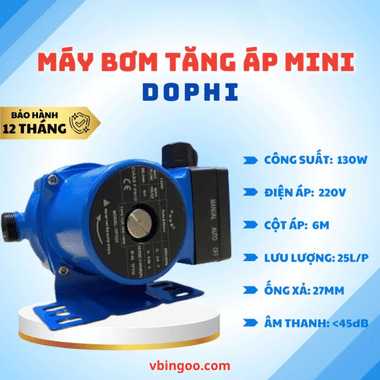 Máy Bơm Tăng Áp Bơm Tăng Áp Tự Động Mini 130W