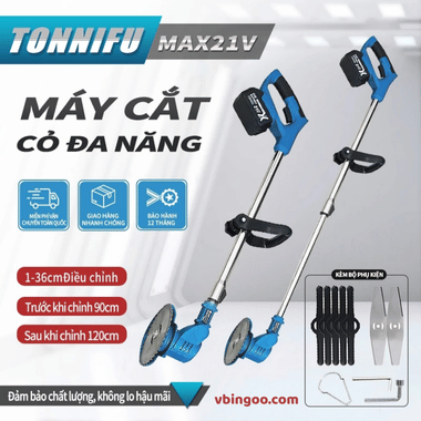 Máy Cắt Cỏ Cây Dài Pin Lithium Tonnifu