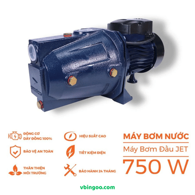 Máy bơm nước Nanoco dòng bơm đầu Jet model NJET750