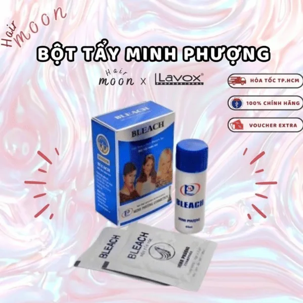 Bot tay toc Minh Phuong Bleach chinh hang Bột tẩy tóc Minh Phượng Bleach chính hãng