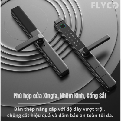 Khóa thông minh Flyco Cửa Gỗ, Composite, Sắt, Nhôm Xingfa