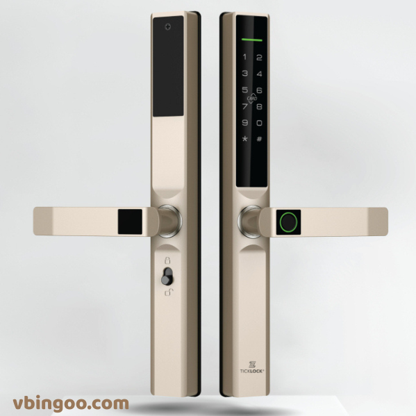 Khoa van tay Ticklock AD106 danh cho cua nhom Khóa vân tay Ticklock AD106 dành cho cửa nhôm