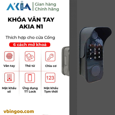 Khóa vân tay ngoài trời AKIA N1