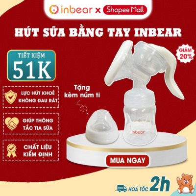 Máy Hút Sữa Bằng Tay Inbear Không Đau