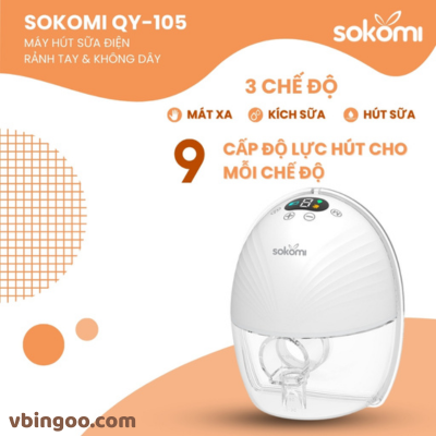 Máy Hút Sữa Rảnh Tay Không Dây Sokomi QY-105