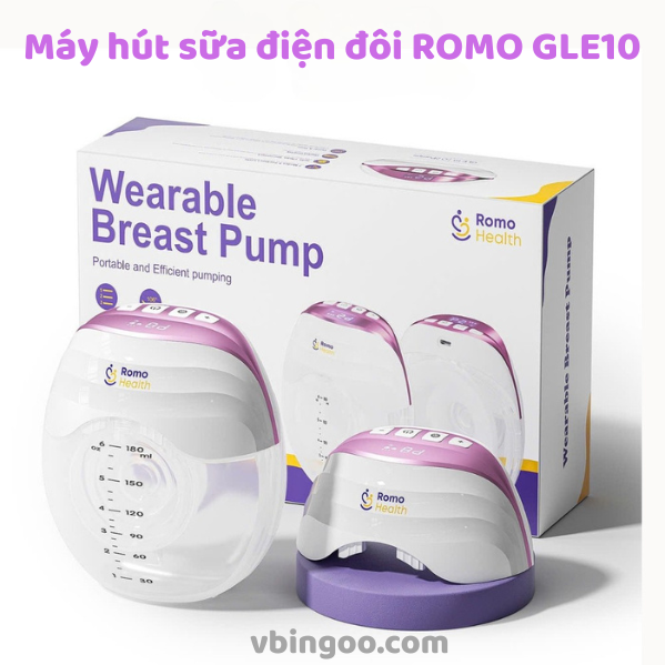 May hut sua dien doi ROMO GLE10 Máy hút sữa điện đôi ROMO GLE 10 thông minh