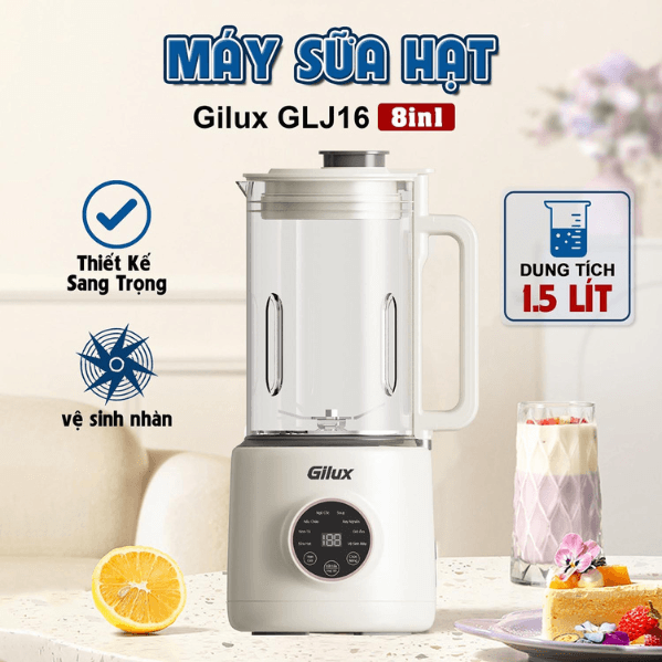 May lam sua hat Gilux GLJ16 Máy làm sữa hạt Gilux GLJ16