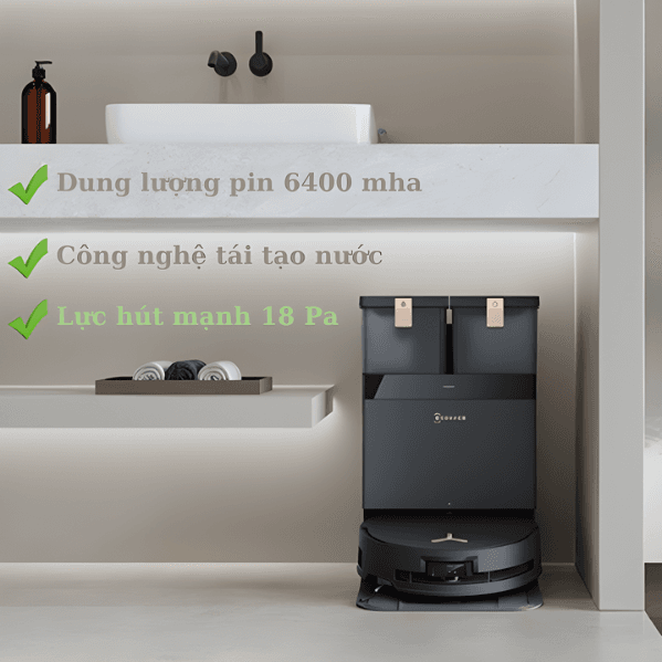 Robot hut bui lau nha Ecovacs Deebot X8 Pro Omni Robot hút bụi lau nhà Ecovacs Deebot X8 Pro Omni