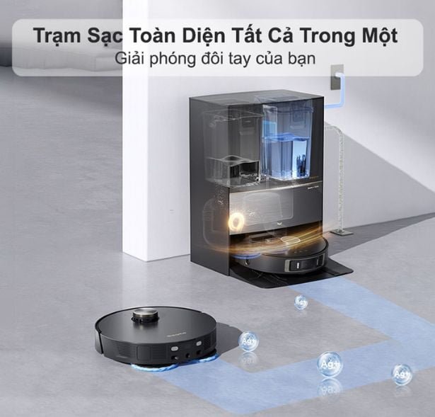 tram sac robot hut bụi dreame