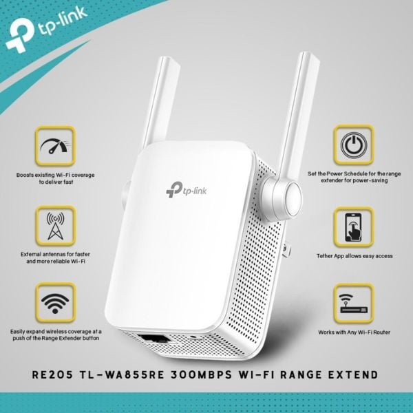 Bộ Kích Sóng Wifi Chuẩn AC750  TP-Link RE205 