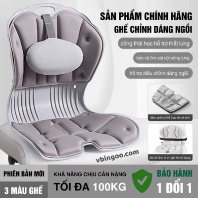 Ghế Công Thái Học Điều Chỉnh Tư Thế Ngồi Chống Gù Lưng CTH - 02