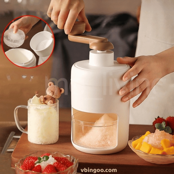 May Bao Da Xay Da 250Ml bang tay Máy Bào Đá Xay Đá 250Ml bằng tay