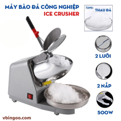 Máy bào đá tuyết 2 lưỡi - 3 lưỡi & 4 lưỡi