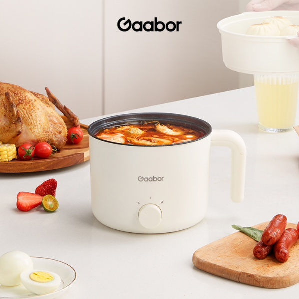 Noi Lau Dien Da Nang Mini GAABOR GR N15A Nồi Lẩu Điện Đa Năng Mini GAABOR GR-N15A