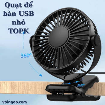 Quạt để bàn USB nhỏ TOPK
