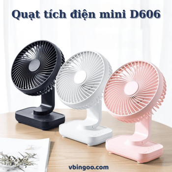 Quạt tích điện mini D606
