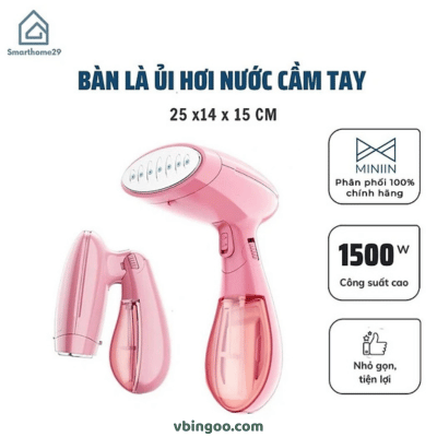Bàn Là Ủi Áo Quần Hơi Nước Cầm Tay Tiện Lợi
