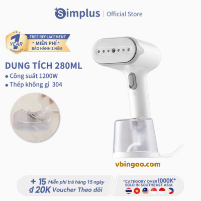 Bàn Ủi Hơi Nước Cầm Tay Simplus GTJH019