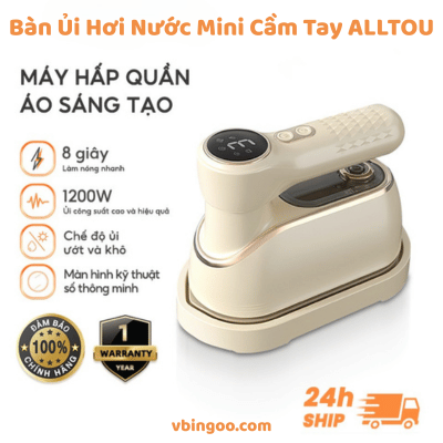 Bàn Ủi Hơi Nước Mini Cầm Tay ALLTOU