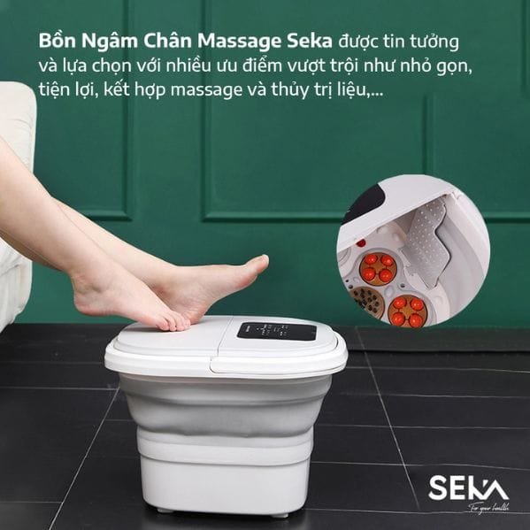 Bồn Ngâm Chân Massage SEKA SK195