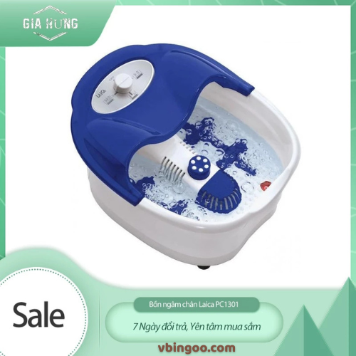Bon ngam chan Laica PC1301 Nhap khau Y Bồn ngâm chân Laica PC1301 Nhập khẩu Ý
