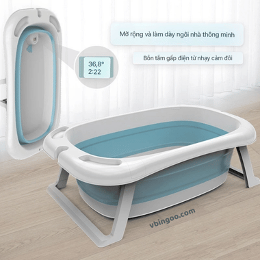 Bồn tắm gấp gọn, chậu tắm gấp gọn cho bé sơ sinh
